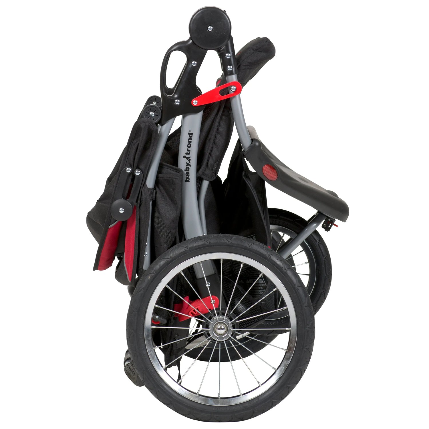 do you lock front wheel on jogging stroller Expedition Double Jogger