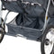 Baby Trend Expedition Double Jogger Stroller large storage basket
