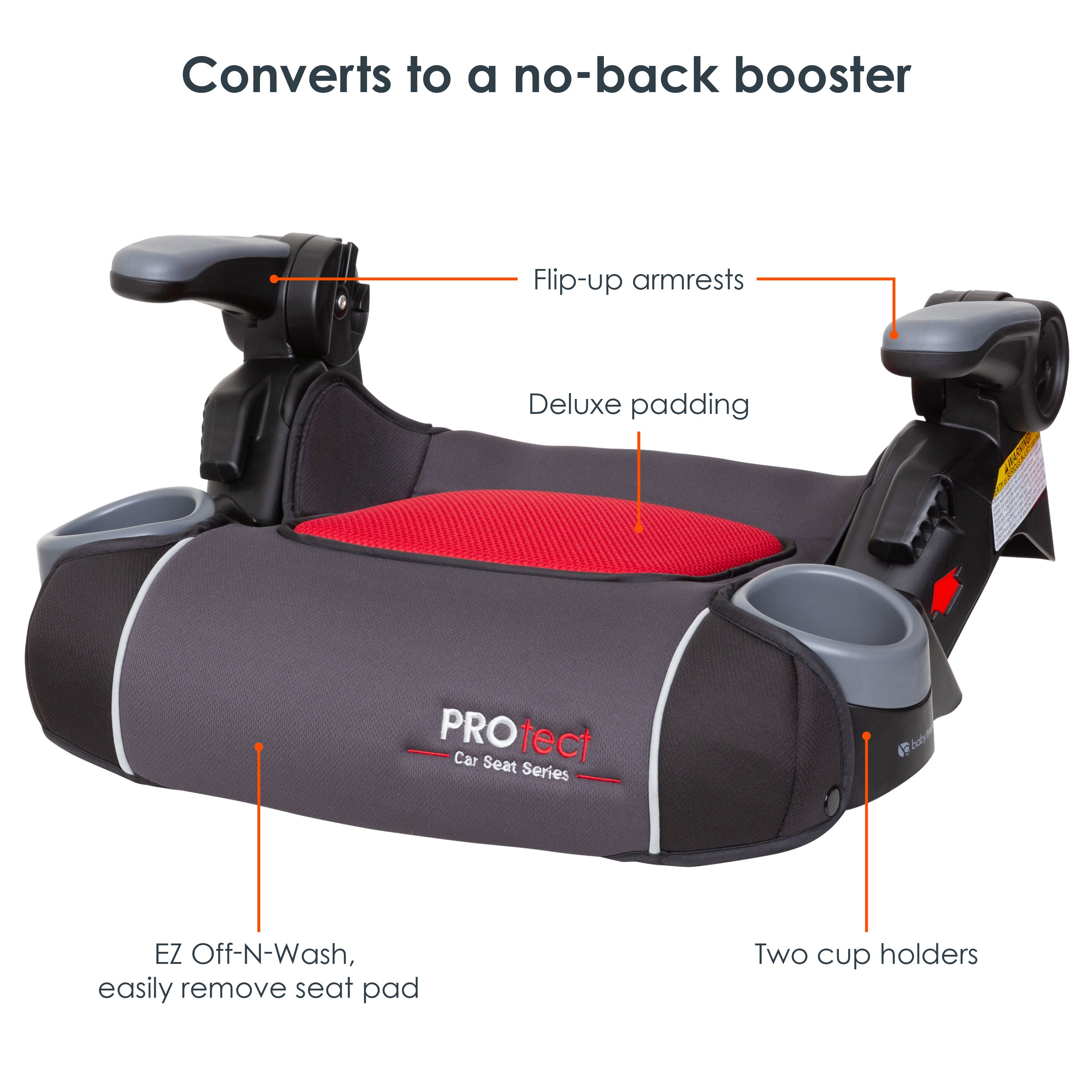 Travel Booster Back Support Cushion for Elderly Kids Baby Car Seat Riser  Cushion