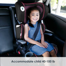 Load image into gallery viewer, Baby Trend PROtect 2-in-1 Folding Booster Seat accommodate child between 40 and 100 pound