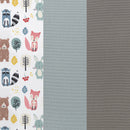 Load image into gallery viewer, Baby Trend wild life and neutral grey fabric fashion