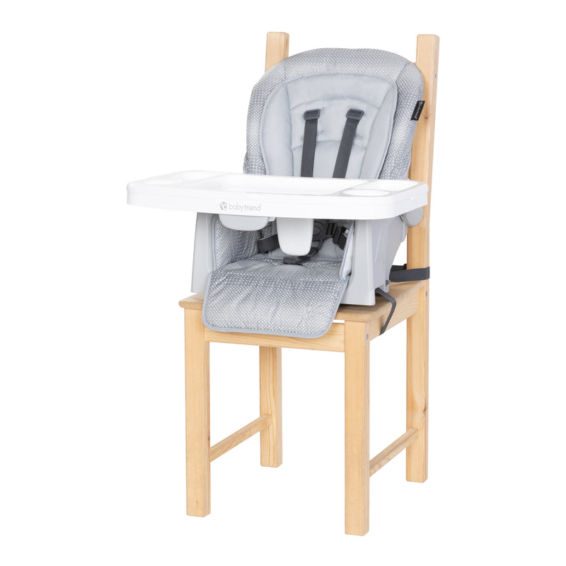 Baby Trend Everlast 7-in-1 High Chair in toddler booster seat