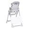 Baby Trend Everlast 7-in-1 High Chair can store the child tray in the rear of the frame