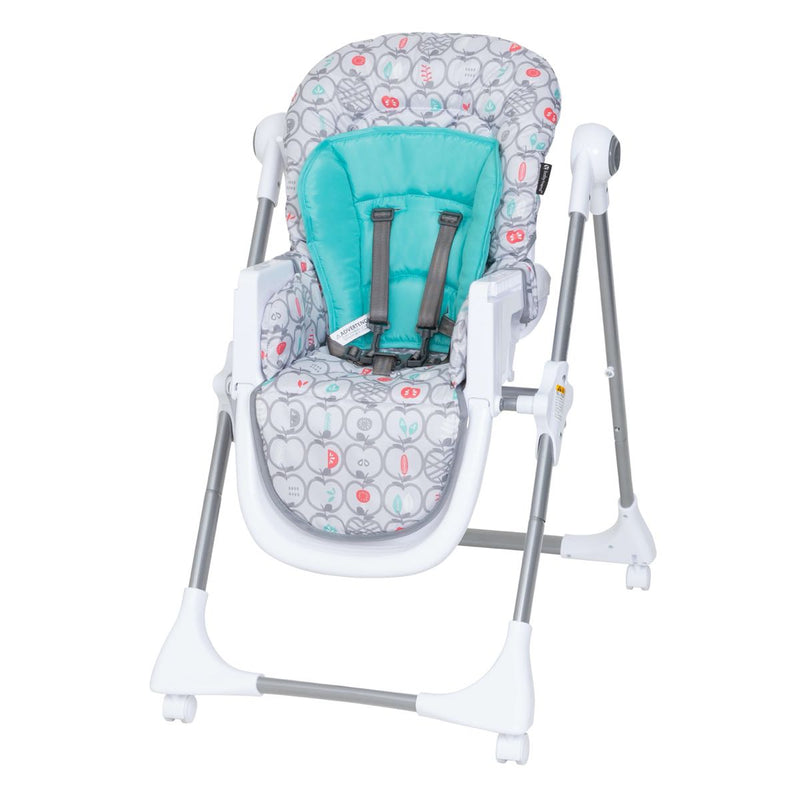 Baby Trend Aspen ELX High Chair toddler mode with seat pad and harness