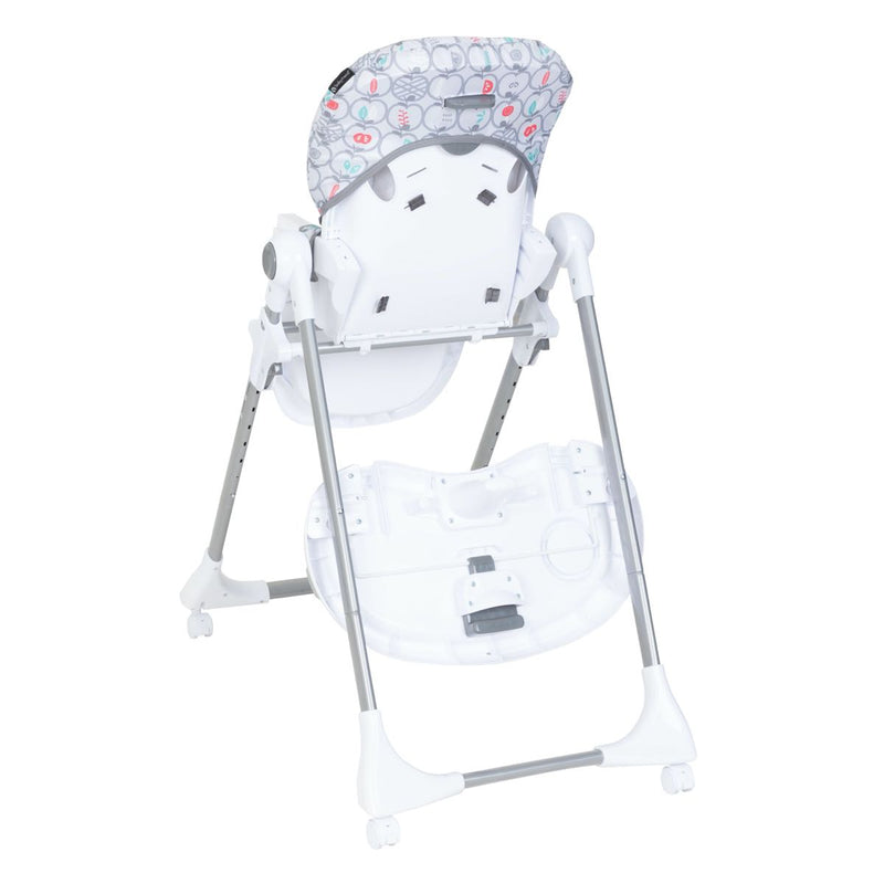 Baby Trend Aspen ELX High Chair store child tray at the rear frame