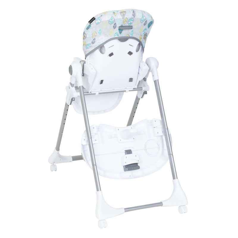 Baby Trend Aspen ELX High Chair store child tray at the rear frame