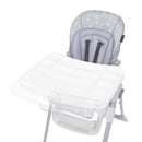 Load image into gallery viewer, Different position of child tray from the Baby Trend Everlast 7-in-1 High Chair