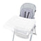 Different position of child tray from the Baby Trend Everlast 7-in-1 High Chair