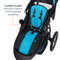 Baby Trend Expedition Race Tec Plus Jogger Stroller includes comfort cabin, premium fabrics, muti-layered padding