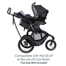 Load image into gallery viewer, Baby Trend Expedition Race Tec Plus Jogger Stroller is compatible wit the EZ-Lift and Secure Lift Car Seats