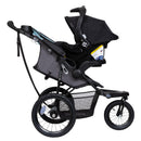 Load image into gallery viewer, Baby Trend XCEL-R8 Jogger Stroller can be combined with an infant car seat to create a travel system