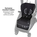 Load image into gallery viewer, Sit N’ Stand 5-in-1 Shopper Plus Stroller with comfort cabin, designed to keep your little one comfy and content
