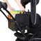 Sit N’ Stand 5-in-1 Shopper Plus Stroller has a large extra storage basket that can be used separately