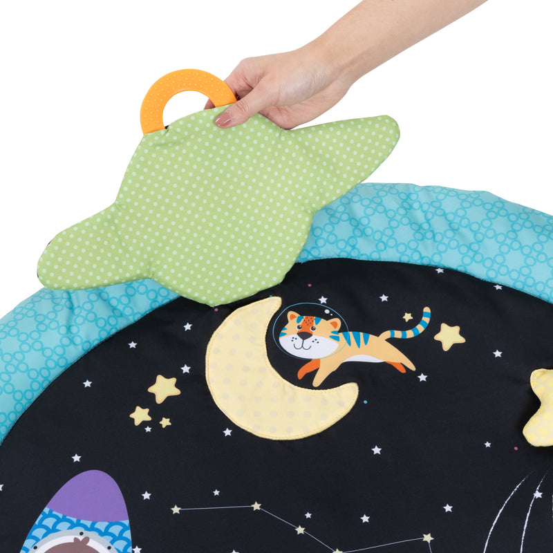 Flip up toy on the Smart Steps By Baby Trend, Baby Sensory Activity Play Mat