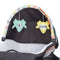 Two hanging toys included on the napper of the NexGen by Baby Trend Dreamland Nursery Center Playard