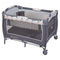 Full-size bassinet is included with the Baby Trend Lil’ Snooze Deluxe II Nursery Center Playard