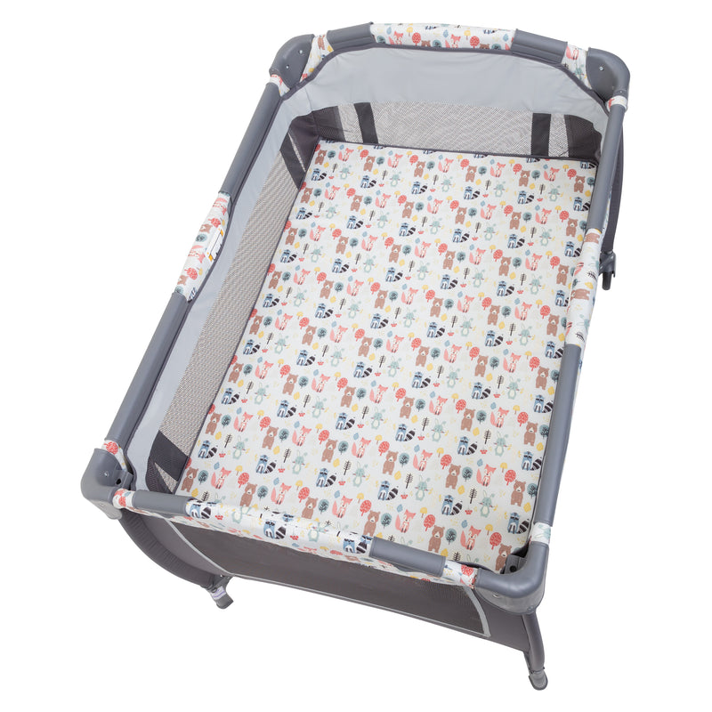 Top view of the Baby Trend Lil’ Snooze Deluxe II Nursery Center Playard