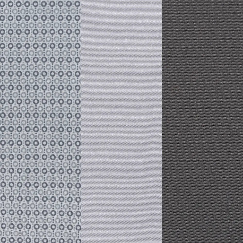 Baby Trend circle pattern with grey neutral color fashion fabric