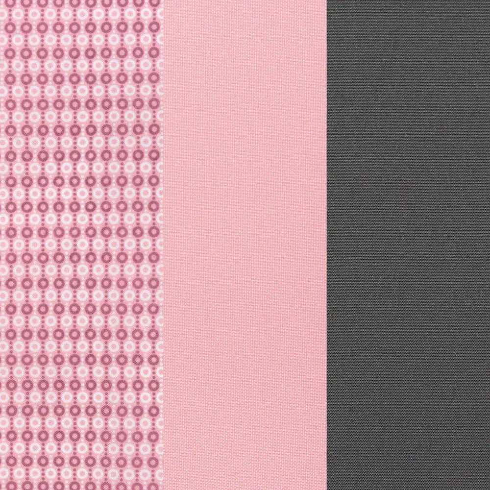 Baby Trend pink and neutral fashion fabric color