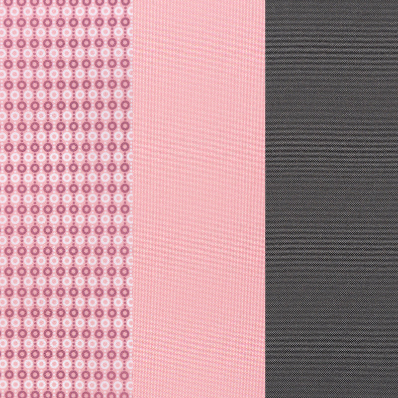 Baby Trend pink and neutral fashion fabric color