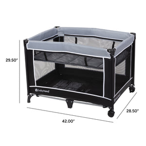 Baby Trend Nursery Center Portable Playard dimensions