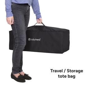 Baby Trend Nursery Center Portable Playard with Bassinet travel storage tote bag