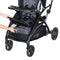 Large storage basket with front access from the Baby Trend Sit N Stand 5-in-1 Shopper Stroller