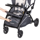 Load image into gallery viewer, Extra large storage basket with front access from the Baby Trend Sit N Stand 5-in-1 Shopper Stroller