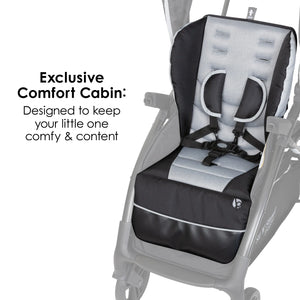 Baby Trend Sit N Stand 5-in-1 Shopper Stroller comfort cabin designed to keep your little one comfy and content