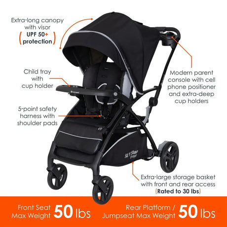 Baby Trend Sit N Stand 5-in-1 Shopper Stroller