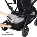 Load image into gallery viewer, Baby Trend Sit N Stand 5-in-1 Shopper Stroller large storage basket with rear access
