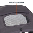 Load image into gallery viewer, Baby Trend Sit N Stand 5-in-1 Shopper Stroller canopy with peek-a-boo window