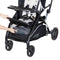 Large storage basket with front access from the Baby Trend Sit N Stand 5-in-1 Shopper Stroller