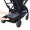 Baby Trend Sit N Stand 5-in-1 Shopper Stroller has large storage basket with rear access