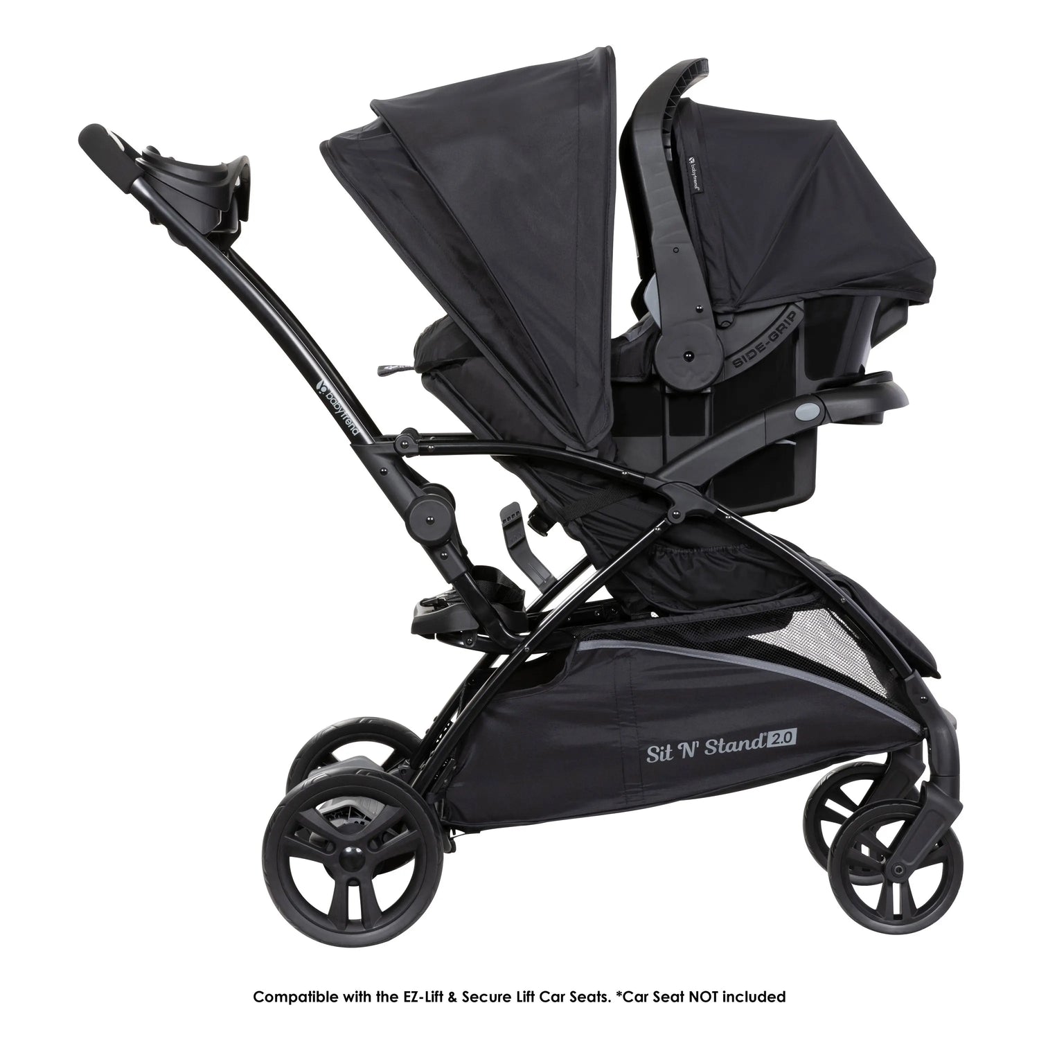 baby trend sit and stand double 2.0 Baby Trend Simply Pink Sit n Stand 2.0 Stroller, Gray