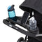 Baby Trend Sit N' Stand 2.0 stroller with parent tray, two cup holders, and cell phone holder