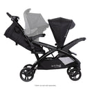 Load image into gallery viewer, Baby Trend Sit N' Stand Double 2.0 Stroller with a infant car seat in the rear seat