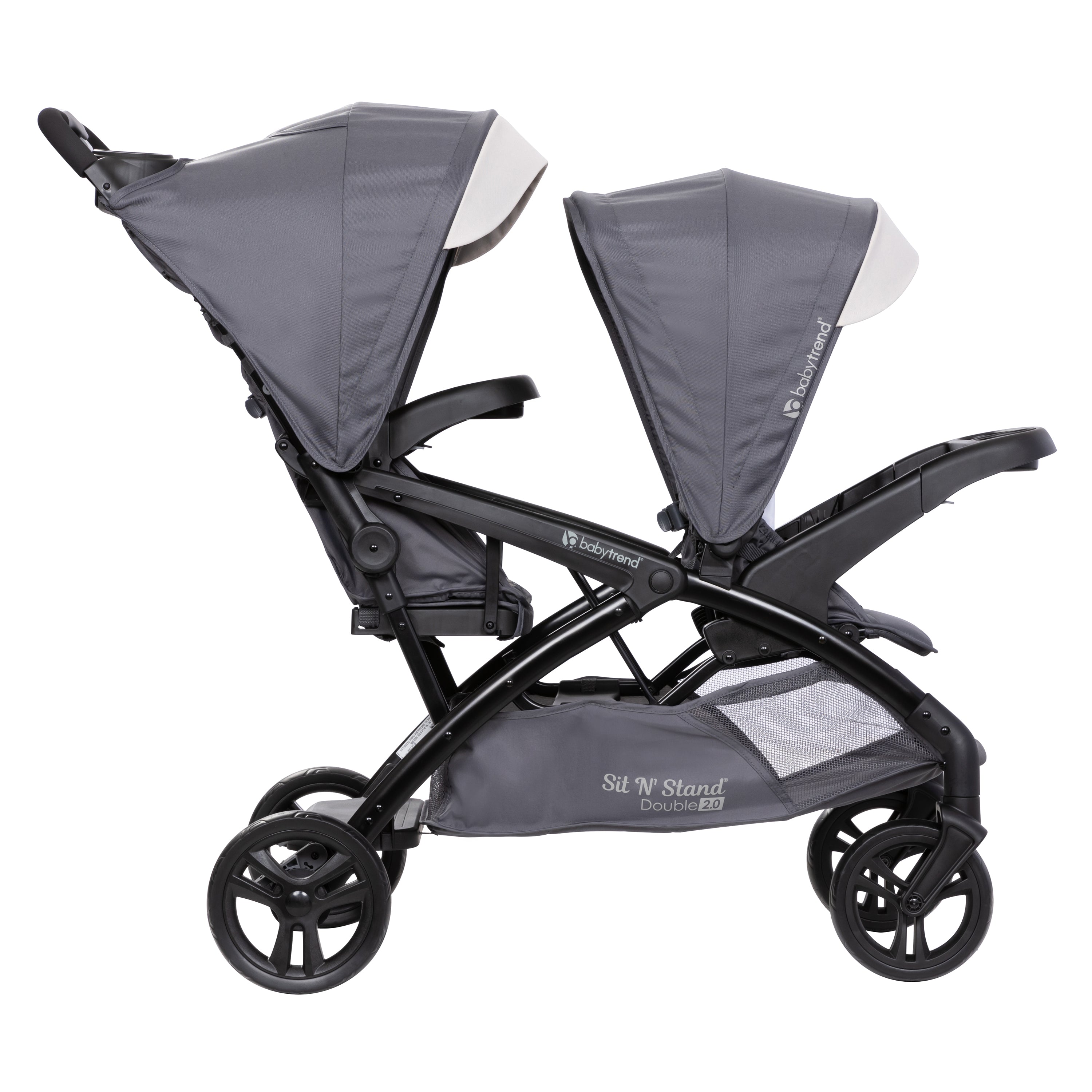 Baby Trend Sit N' Stand® Double 2.0 Stroller, Magnolia