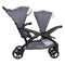 Side view of the Baby Trend Sit N' Stand Double 2.0 Stroller