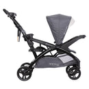 Load image into gallery viewer, Side view with the rear being use as a jump seat or stand on platform of the Baby Trend Sit N' Stand Double 2.0 Stroller