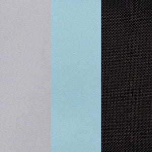 Baby Trend light blue, grey and black fabric fashion color
