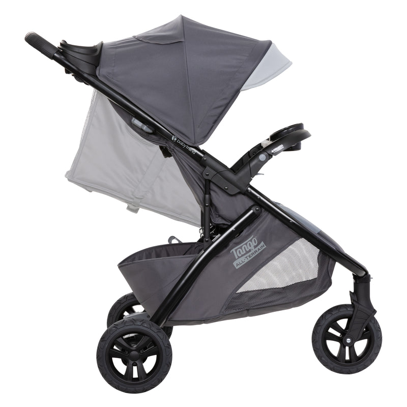 Baby Trend Tango 3 All-Terrain Stroller side view showing reclining seat