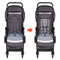 Baby Trend Sonar Seasons Stroller from backrest cover down to backrest cover revealed for air flow mesh