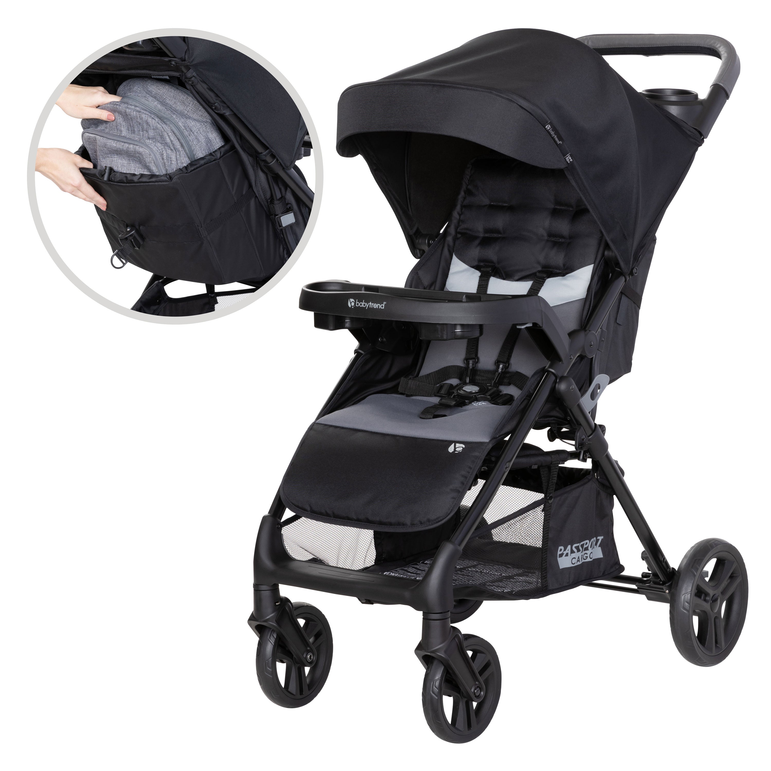 Baby Stroller Travel System with Car Seat Playard Swing Backpack Bag Combo  Set
