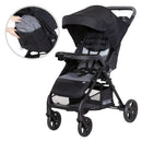Load image into gallery viewer, Baby Trend Passport Cargo Stroller with extra storage pouch on the back of child seat