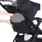 Baby Trend Passport Cargo Stroller with rear pocket for extra storage