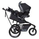 Load image into gallery viewer, Side view of the Baby Trend Expedition DLX Jogger Travel System with Ally 35 Infant Car Seat