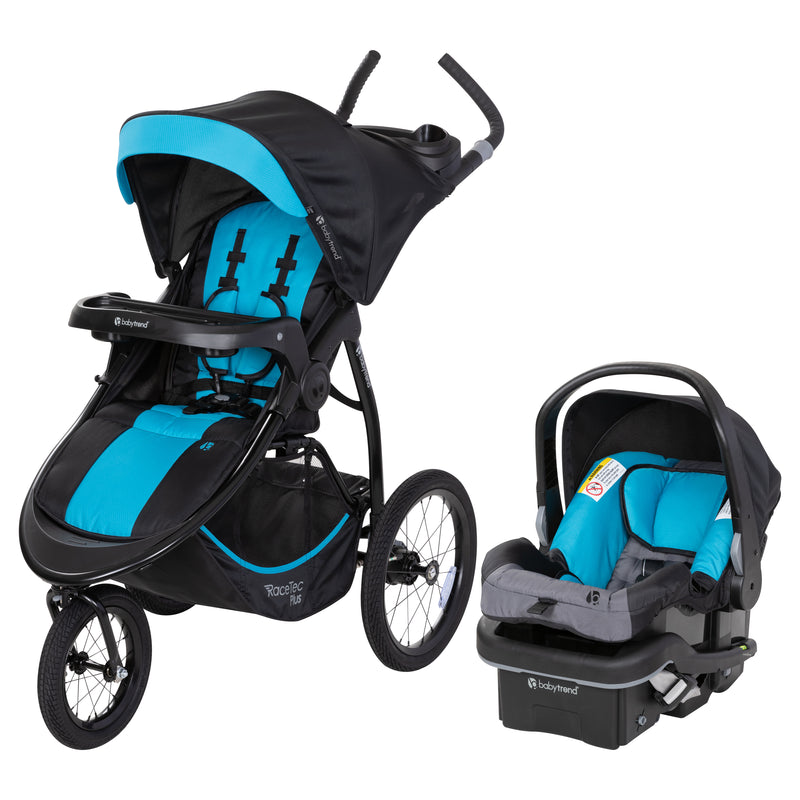 Baby Trend Expedition Race Tec PLUS Jogger Travel System with EZ-Lift 35 PLUS Infant Car Seat