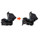 Load image into gallery viewer, Baby Trend EZ-Lift 35 PLUS Infant Car Seat with flip foot on base for the right angle in the car
