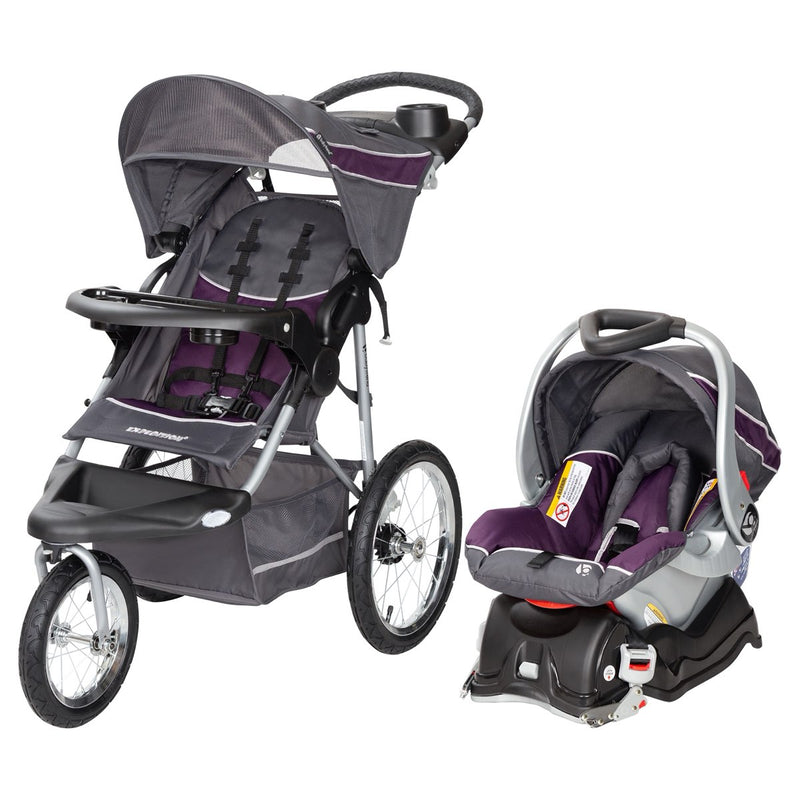 Baby Trend Expedition Jogger Stroller Travel System with EZ Flex-Loc 30 Infant Car Seat